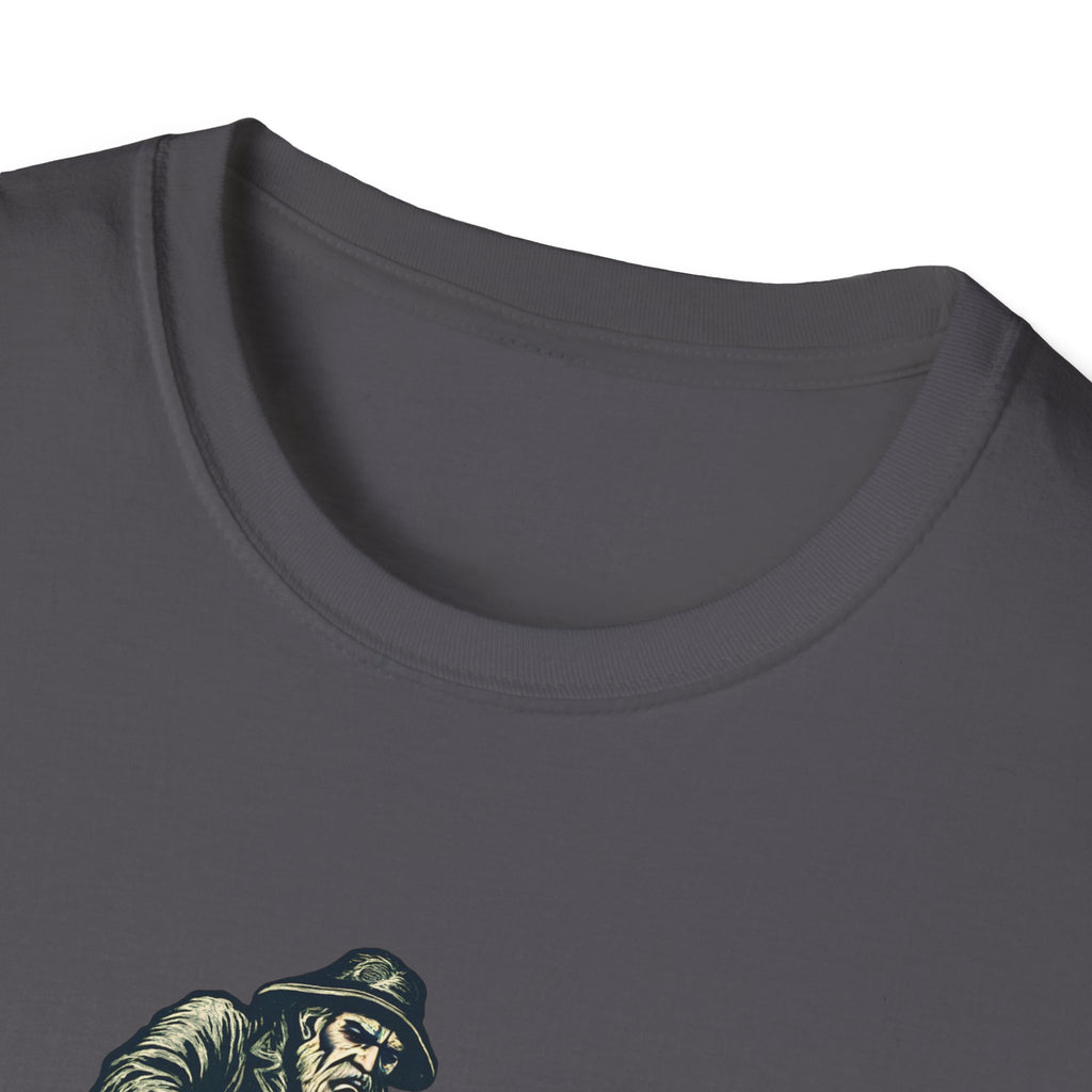 Fisherman Reeling Giant Fish T-Shirt